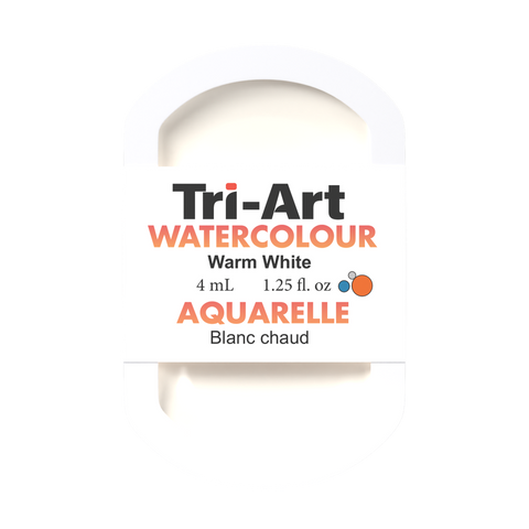 Tri-Art Water Colour Pans - Warm White - 4 mL - Art Noise