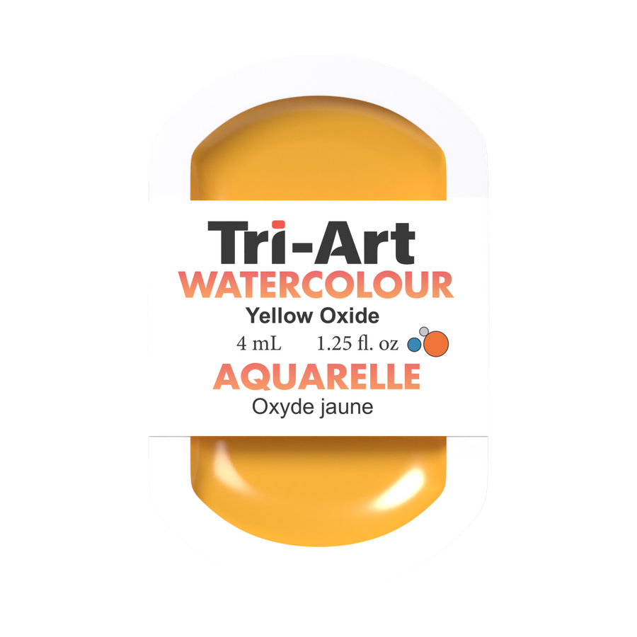 Tri-Art Water Colour Pans - Yellow Oxide - 4 mL