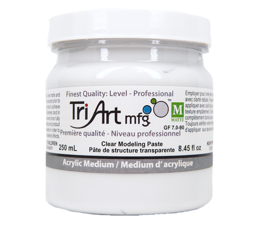 Tri-Art Mediums - Modeling Paste Clear - Art Noise