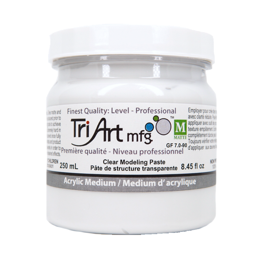 Tri-Art Mediums - Modeling Paste Clear - Art Noise