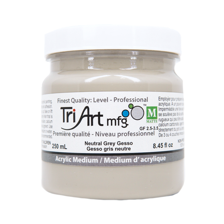 Tri-Art Mediums - Neutral Grey Gesso - Art Noise