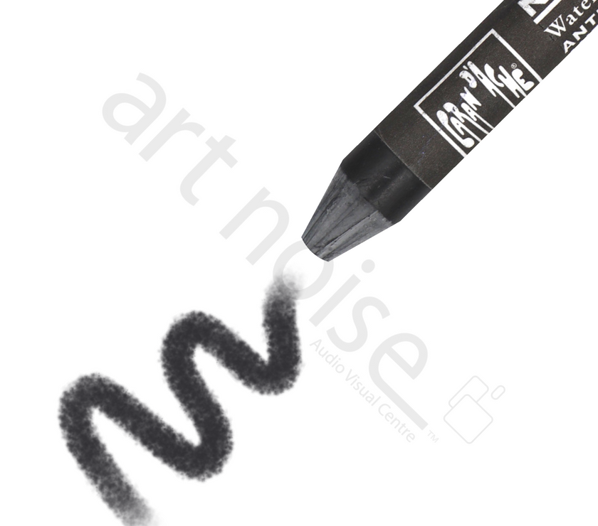 Caran d'Ache - Classic Neocolor II Water Soluble Wax Crayon - Black, White and Greys - Art Noise