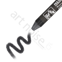 Caran d'Ache - Classic Neocolor II Water Soluble Wax Crayon - Black, White and Greys - Art Noise