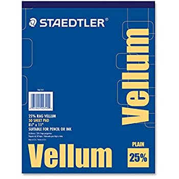 Staedtler-Mars -  25% Rag Vellum - Plain - 8.5x11" (4443469316183)