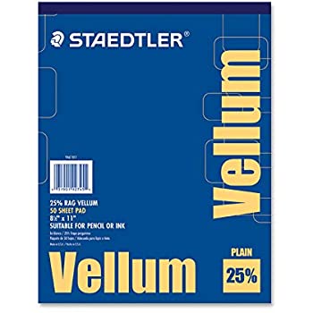 Staedtler-Mars - 25% Rag Vellum - Plain - 8.5x11" - Art Noise Staedtler-Mars -  25% Rag Vellum - Plain - 8.5x11" Triart product_type art-noise.myshopify.com staedtler-mars-25-rag-vellum-plain-8-5x11