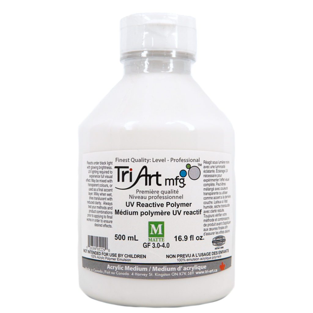 Tri-Art Mediums - UV Reactive Polymer Matte - Art Noise Tri-Art Mediums - UV Reactive Polymer Matte Tri-Art Acrylic Mediums Acrylic Mediums art-noise.myshopify.com tri-art-mediums-uv-reactive-polymer-matte