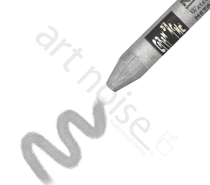 Caran d'Ache - Classic Neocolor II Water Soluble Wax Crayon - Metallics - Art Noise