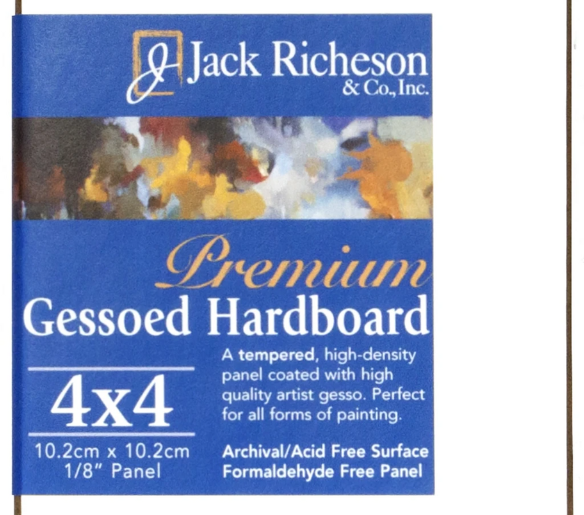 Jack Richeson - Gessoed Hardboard Panels - Art Noise