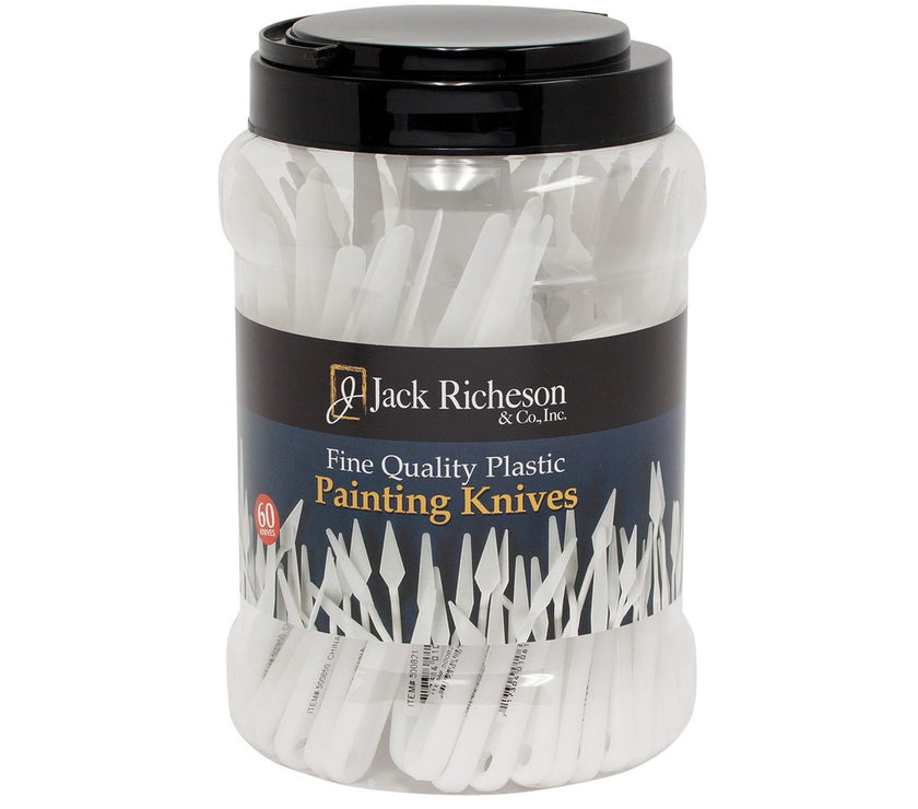 Jack Richeson - Plastic Palette Knives - Canister of 60 - Art Noise