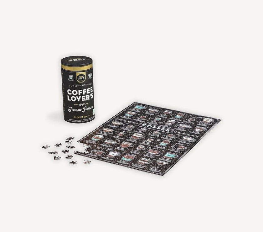 Coffee Lover's 500 Piece Jigsaw Puzzle in Canister - Art Noise