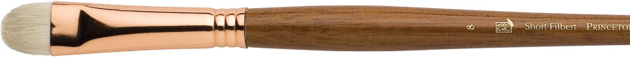 Princeton - Refine Best Natural Bristle - Long Handle - Short Filbert - Art Noise