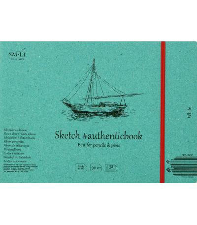 SM-LT - Authenticbook Stitched Sketch Album - Art Noise