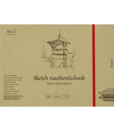SM-LT - Authenticbook Stitched Album - Natural Paper