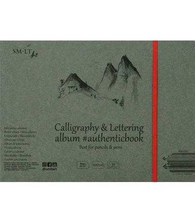 SM-LT - Authenticbook Stitched Calligraphy Album