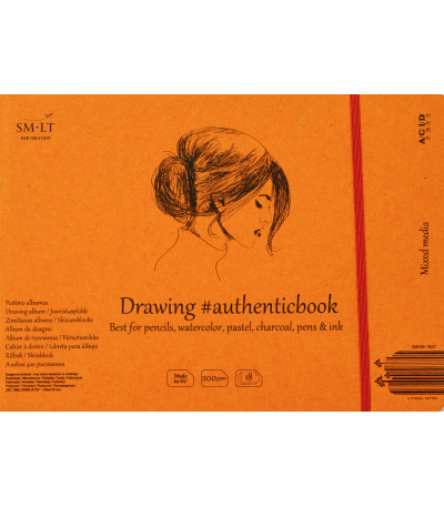 SM-LT - Authenticbook Stitched Album - Mixed Media - Art Noise
