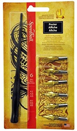 Speedball - Dip Pen Nib and Pen Holder Set - Art Noise
