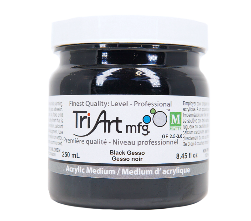 Tri-Art Mediums - Black Gesso - Art Noise