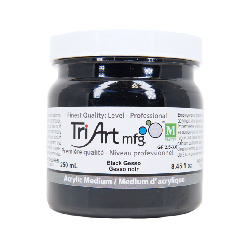 Tri-Art Mediums - Black Gesso - Art Noise