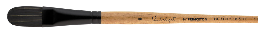 Princeton - Catalyst Polytip Best Flagged Synthetic Bristle - Short Handle - Filbert - Art Noise