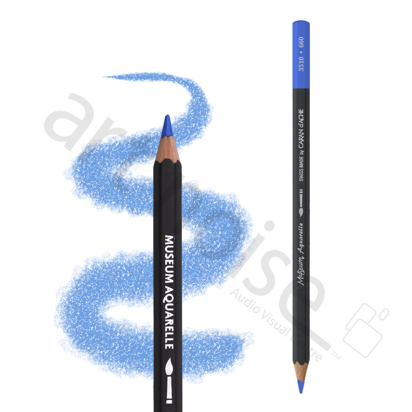 Caran d'Ache - Museum Watercolour Pencil - Blues & Greens - Art Noise