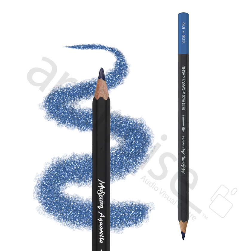 Caran d'Ache - Museum Watercolour Pencil - Blues & Greens - Art Noise