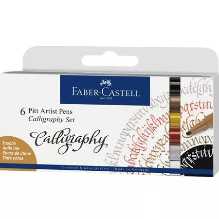 Faber-Castell - Pitt Artist Pen - Calligraphy tip - Sets - Art Noise Faber-Castell - Pitt Artist Pen - Calligraphy tip - Sets Faber-Castell Markers art-noise.myshopify.com faber-castell-pitt-artist-pen-calligraphy-tip-sets