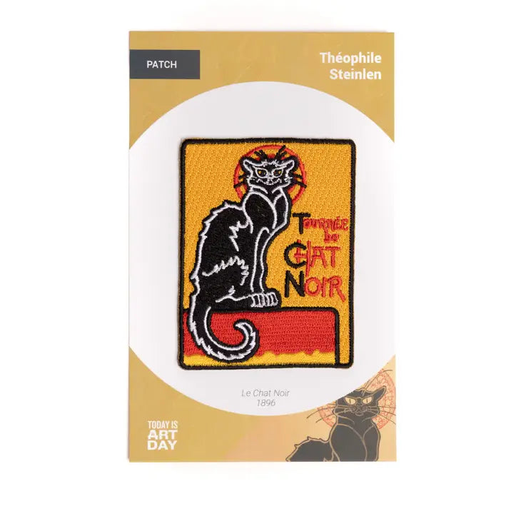 Today is Art Day - Chat Noir - Théophile Steinlen Patch