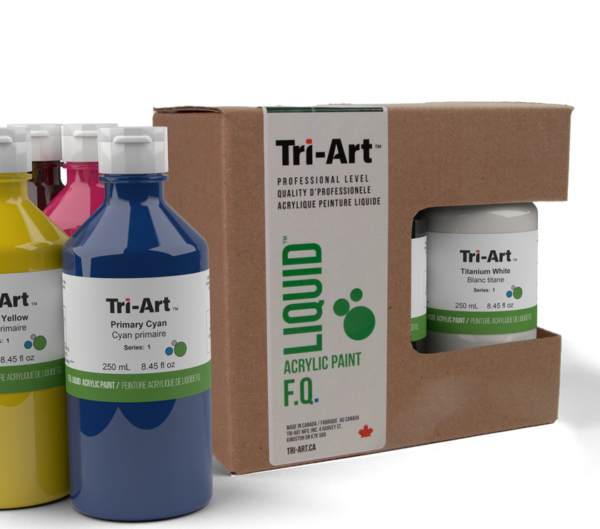 Tri-Art Liquid Acrylics - 6 Colour Sets - Art Noise