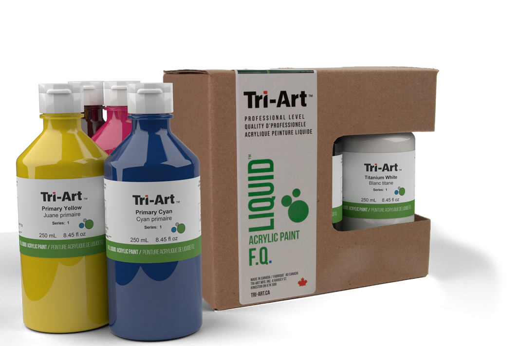 Tri-Art Liquid Acrylics - 6 Colour Sets - Art Noise