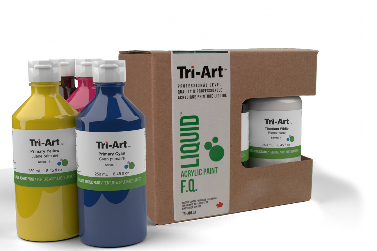 Tri-Art Liquid Acrylics - 6 Colour Sets - Art Noise