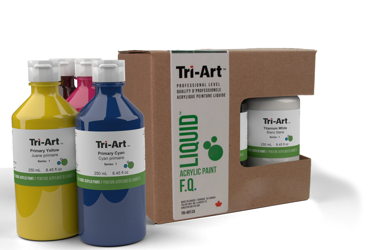 Tri-Art Liquid Acrylics - 6 Colour Sets