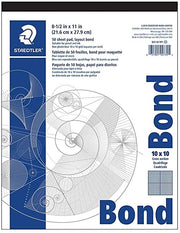 Staedtler-Mars - Bond Paper - 10x10 Grid - 8.5x11" - Art Noise