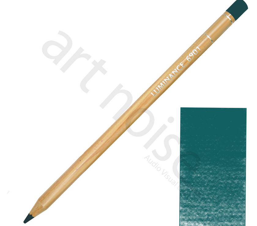 Caran d'Ache - Luminance Coloured Pencil - Greens and Blues - Art Noise