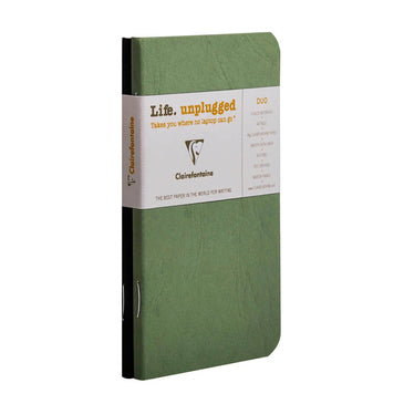 Clairefontaine - Age-Bag - Assorted Lined 3x4¾" Notebooks - 2 Pack - Art Noise
