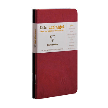 Clairefontaine - Age-Bag - Assorted Lined 3x4¾" Notebooks - 2 Pack - Art Noise