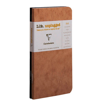 Clairefontaine - Age-Bag - Assorted Lined 3x4¾" Notebooks - 2 Pack - Art Noise