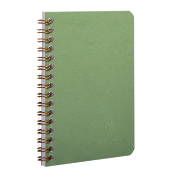 Clairefontaine - Age-Bag - Wirebound Lined Notebook - A7 / 3¾x5½&quot; (4673882226775)