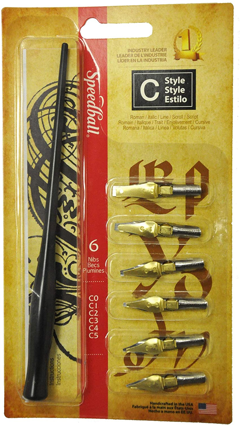 Speedball - Dip Pen Nib and Pen Holder Set - Art Noise