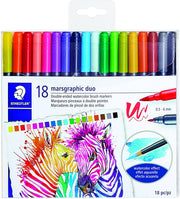 Staedtler-Mars - Marsgraphic Duo Dual Tip Watercolour Markers - Art Noise Staedtler-Mars - Marsgraphic Duo Dual Tip Watercolour Markers Triart product_type art-noise.myshopify.com staedtler-mars-marsgraphic-duo-dual-tip-watercolour-markers