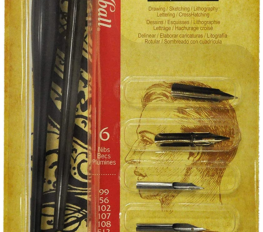 Speedball - Dip Pen Nib and Pen Holder Set - Art Noise