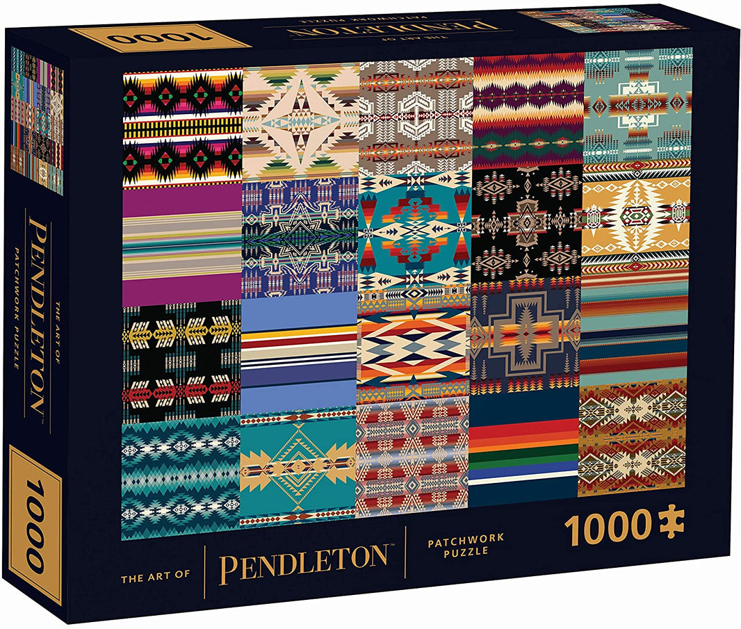 Art of Pendleton Patchwork 1000-piece Puzzle - Art Noise