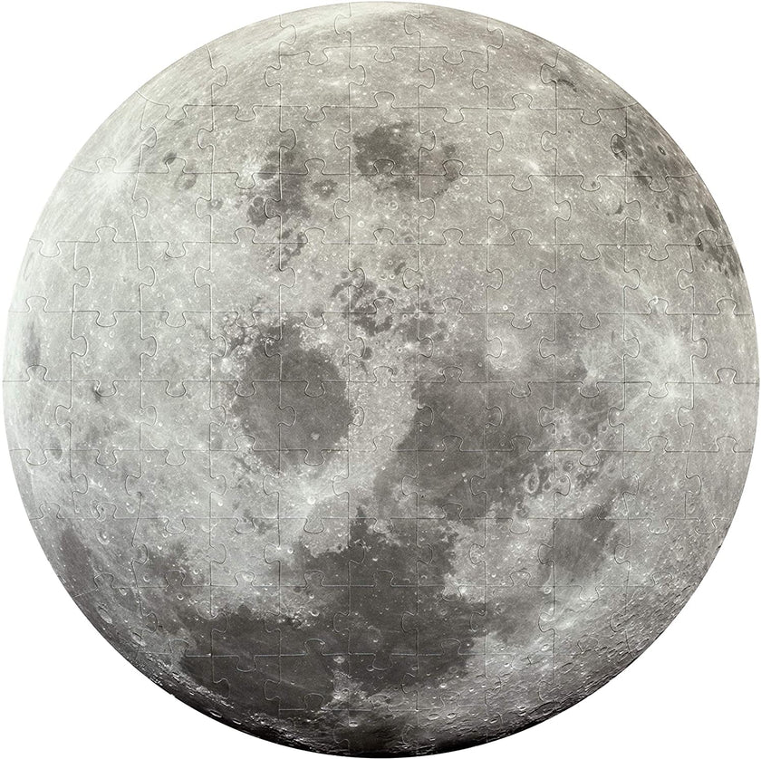 Moon: 100 Piece Puzzle Featuring Photography from The Archives of NASA - Art Noise