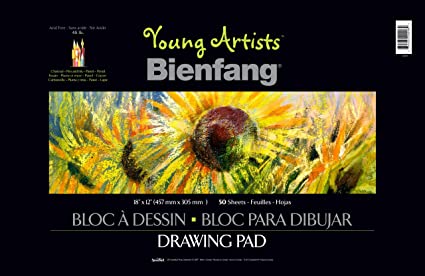 Speedball - Bienfang Young Artists Sketchbook - White - 12x18" - 50 sheets - Art Noise