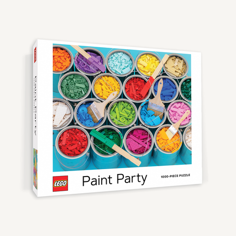 LEGO Paint Party Puzzle - Art Noise LEGO Paint Party Puzzle Chronicle Books Puzzles art-noise.myshopify.com lego-paint-party-puzzle