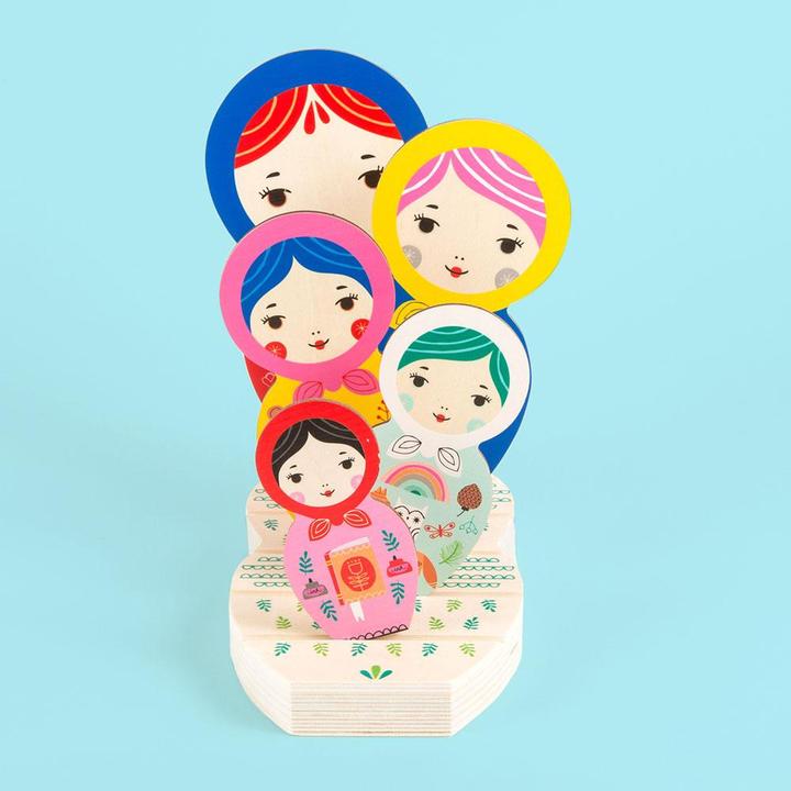 Masha and Her Friends Wooden Nesting Doll Puzzle - Art Noise