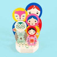 Masha and Her Friends Wooden Nesting Doll Puzzle - Art Noise