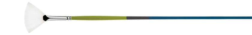 Princeton - Snap! White Taklon - Long Handle - Fan - Art Noise