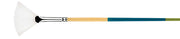 Princeton - Snap! White Taklon - Short Handle - Fan - Art Noise