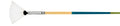 Princeton - Snap! White Taklon - Short Handle - Fan