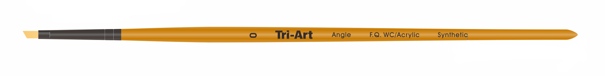 Tri-Art Artist Brushes - Short Synthetic - WC/Acryl - Angle - 0